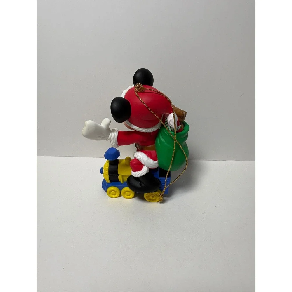Disney Christmas Magic Mickey on Train Ornament Santa Mickey Mouse 26231 Boxed